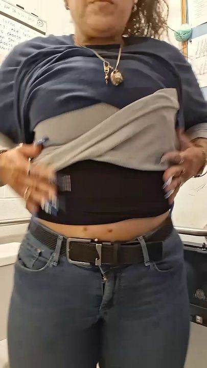 Mom Pissing In Public Bathroom At The Store